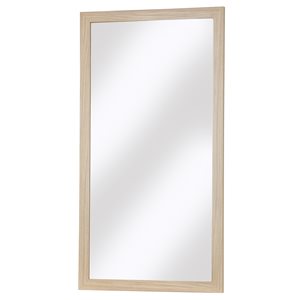 Cutler Kitchen & Bath Sangallo Woodgrain Horizontal Rectangular Mirror - Champagne