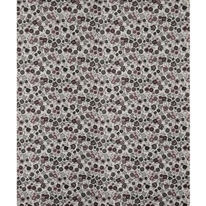 Dundee Deco Falkirk McGowen Peel and Stick Wallpaper Floral Printed Black, Grey, Red Stylized Flowers - 26.6 Sq. ft.