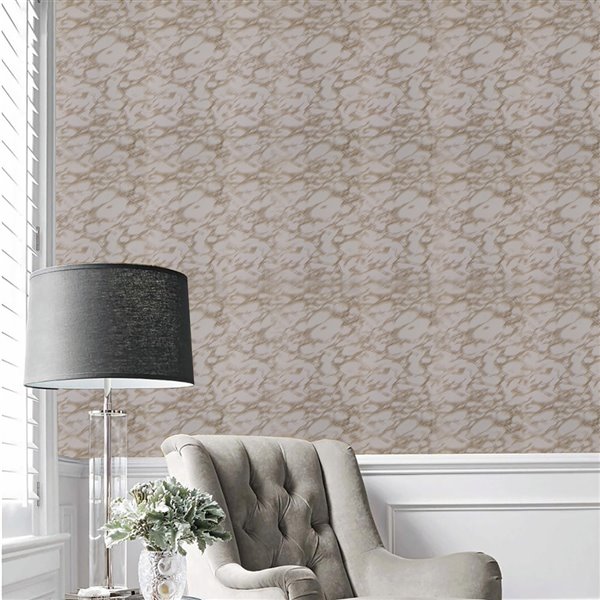 Dundee Deco Falkirk McGowen 26.6 sq. ft. Peel and Stick Silver Tiles  Wallpaper