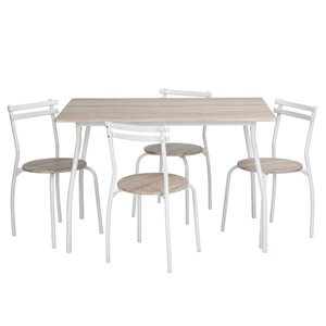 Ensemble de salle à manger FurnitureR de 5 pièces, table 30 po x 31 po