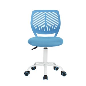 Homycasa Teen Task Chair Adjustable Height Swivel Mesh Office chair - Blue