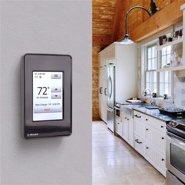 Thermostat tactile nSpire programmable avec capteur de WarmlyYours