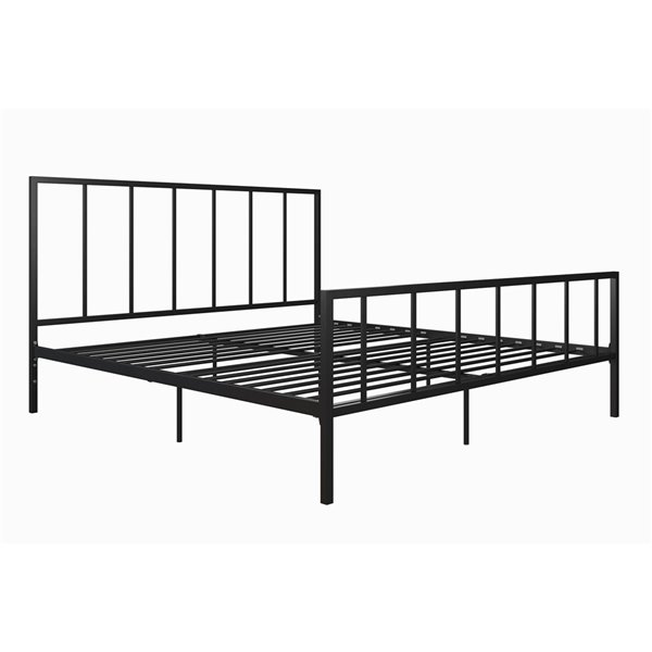 Dhp Stella Metal Bed King 46 In X, All Modern Black Metal Bed Frame