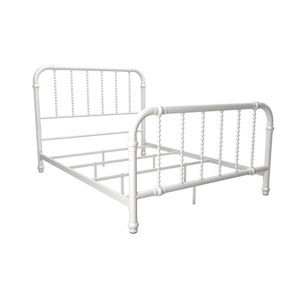 Dhp Jenny Lind Metal Bed Twin 47 In, Jenny Lind White Queen Bed