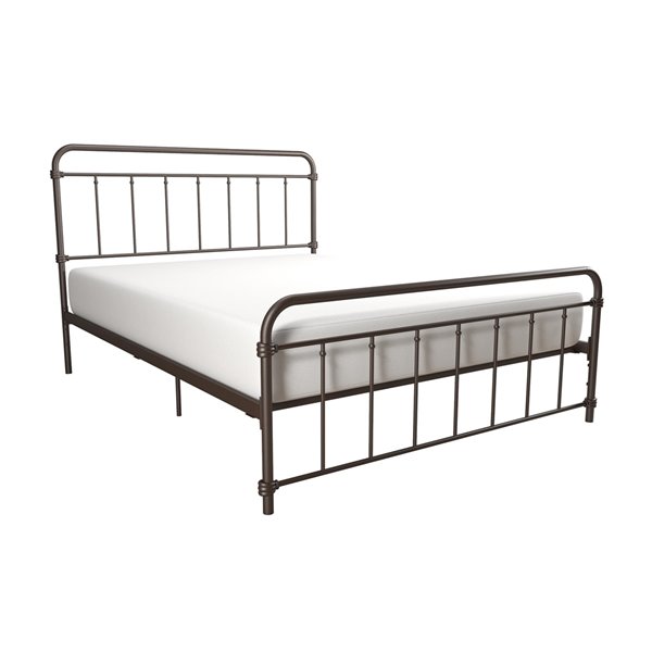 DHP Wallace Metal Bed - Full - 46-in x 57-in x 78-in - Bronze