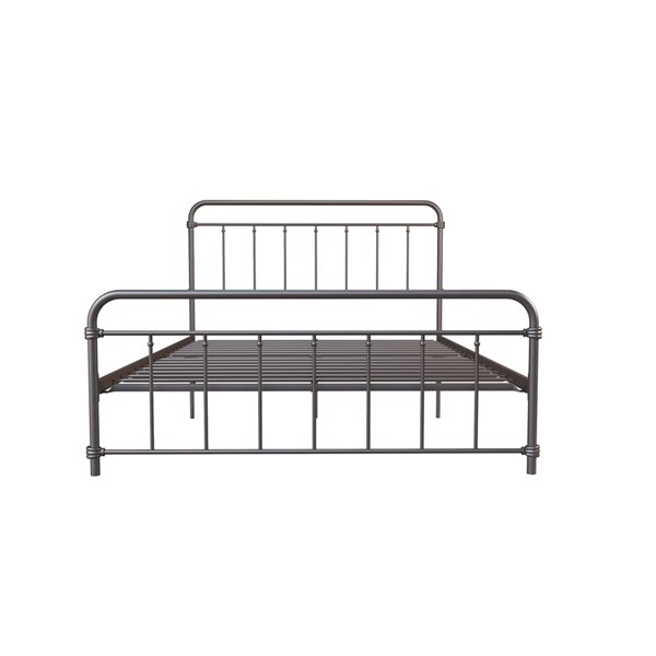DHP Wallace Metal Bed - Full - 46-in x 57-in x 78-in - Bronze