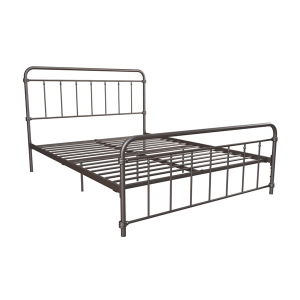 DHP Wallace Metal Bed - Full - 46-in x 57-in x 78-in - Bronze