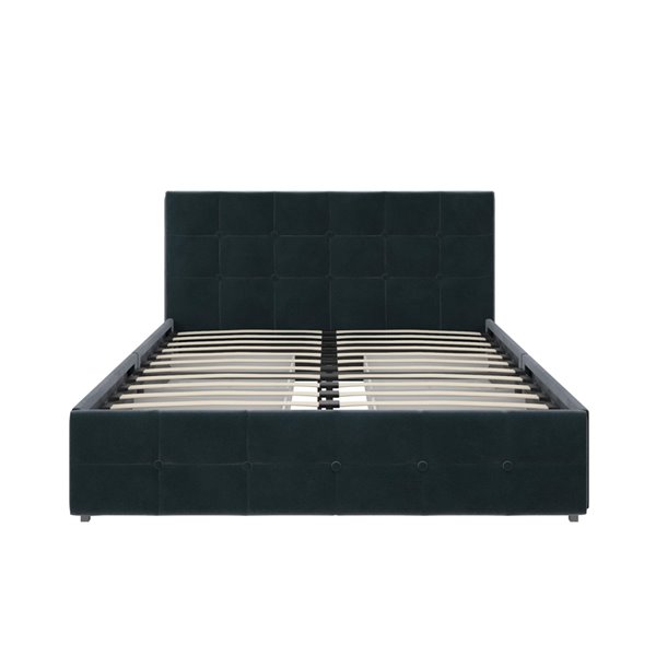 DHP Rose Upholstered Bed with Storage Full 38in x 58.5in x 80.5