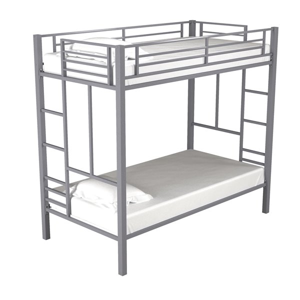 Your Zone Bunk Bed Twin 72 In X, Your Zone Twin Wood Loft Bed Instructions