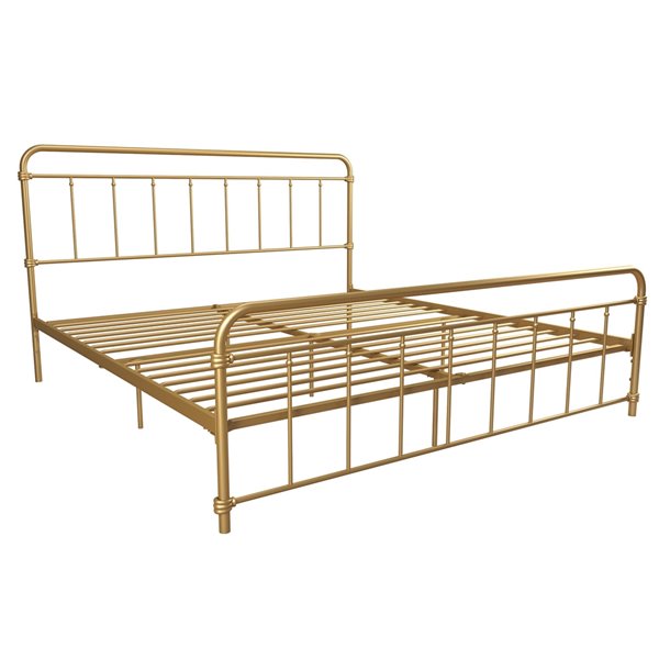 Dhp Wallace Metal Bed King 46 In X, Dhp King Bed Frame