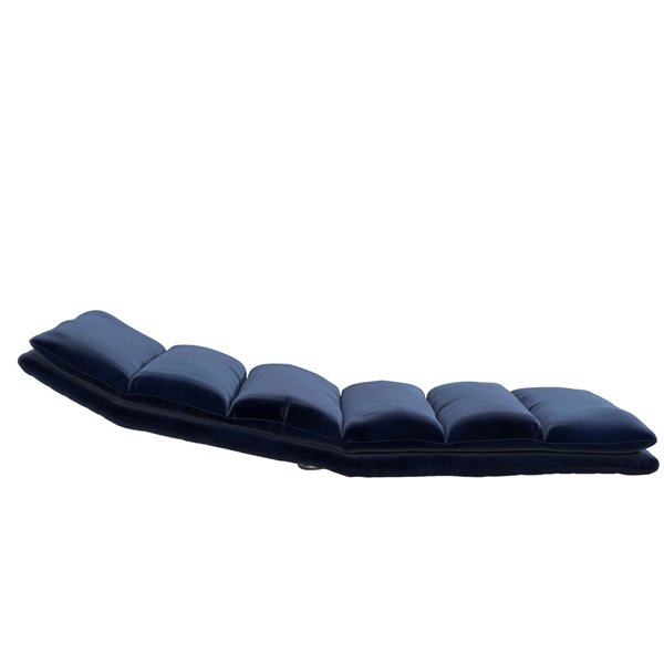 DHP Beverly Wave Adjustable Memory Foam Lounger 25.5 in Blue 2236619 RONA