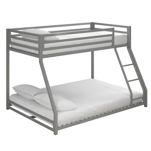 DHP Miles Bunk Bed - Twin - 56.5-in x 77.5-in x 54-in - Blue