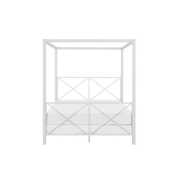 Rosedale metal deals canopy bed