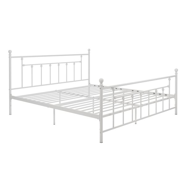 DHP Manila Metal Bed - Full - 44-in x 56-in x 77.5-in - Bronze