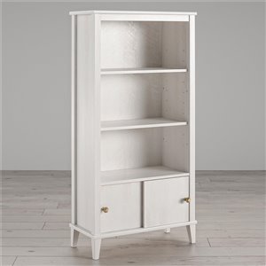 Bibliothèque pours enfant Monarch Hill de Litte Seeds, 27,44 po x 54,92 po, chêne ivoire