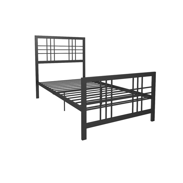 Dhp Burbank Metal Bed Twin 46 In X, Metal Twin Bed Frame Canada