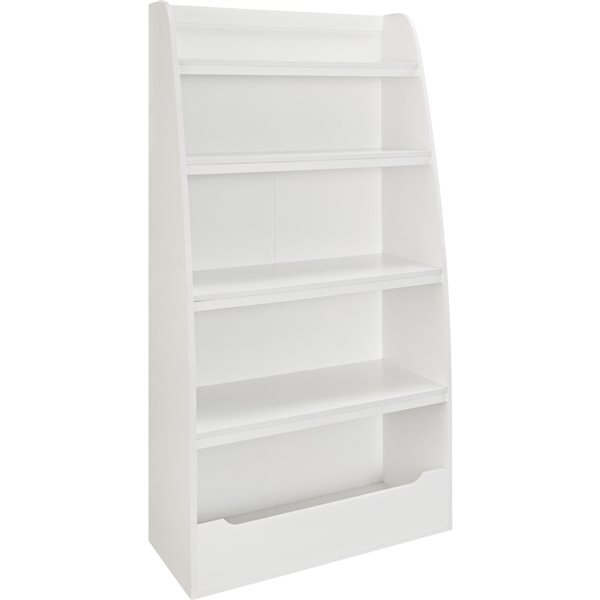 Bibliothèque à 4 tablettes Mia de Ameriwood, 31,5 po x 60 po, blanc