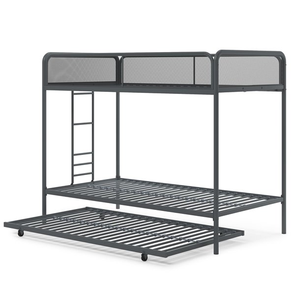 Dhp Triple Bunk Bed Twin 41 5, Dhp Twin Bunk Bed