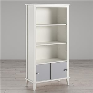 Bibliothèque pours enfant Monarch Hill de Litte Seeds, 27,44 po x 54,92 po, gris