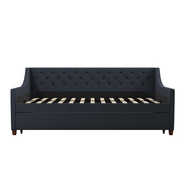 Novogratz Her Majesty Daybed and Trundle - Twin - Blue