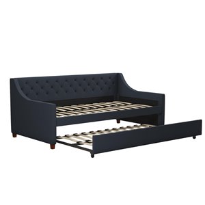 Novogratz Her Majesty Daybed and Trundle - Twin - Blue