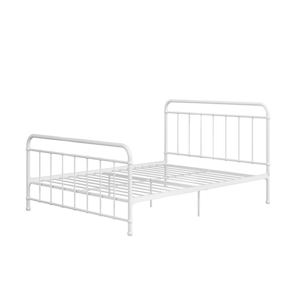 DHP Brooklyn Bed - Queen - 43.5-in x 62-in x 83-in - White 3291296 | RONA