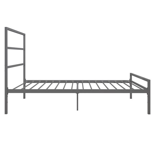 DHP Modern Metal Canopy Bed - Full - 73.5-in x 57-in x 78.5-in - White