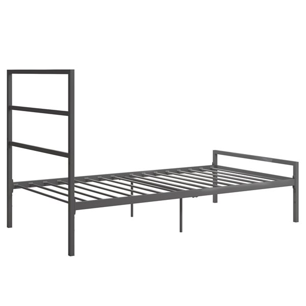 DHP Modern Metal Canopy Bed - Full - 73.5-in x 57-in x 78.5-in - White