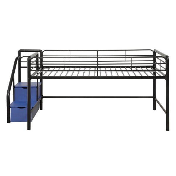 Dhp junior twin loft bed with storage discount steps