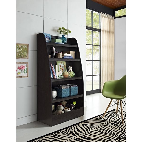 Ameriwood Home Mia Kids 4, Ameriwood Home Quinton Point Bookcase With Glass Doors Espresso