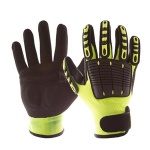 IMPACTO Back Tracker Anti-Impact Gloves - Large - Green