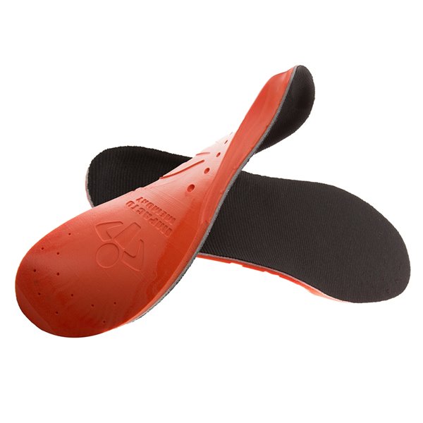 Impacto Anti-Fatigue Memory Foam Insoles - Small -  Orange shoe M6-7 W8-9