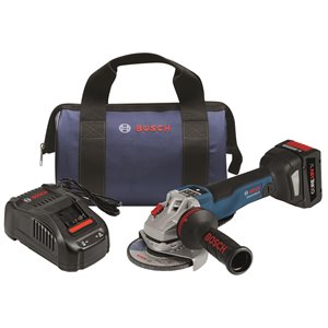 Brushless Connected Kit de meuleuse d'angle de Bosch, 4 po and 1/2 po , 18 V