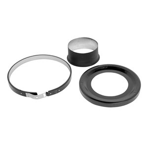 Adaptateur pour tuyau de poêle CF Sentinel de Selkirk, noir, 7 po, 3 mcx