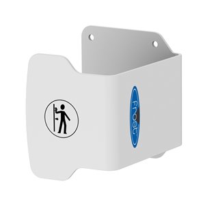 Frost Hands Free Door Pull - White - 4-in x 4.6-in x 4.25-in