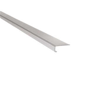 NewAge Products Flooring and Wall Panel Accessory Endcap - 46-in - Silver - 10 Pk