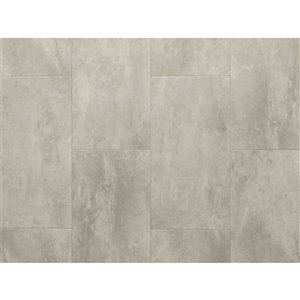 NewAge Products Stone Composite Luxury Vinyl Tile - 9.5 mm - 13.44 sq ft - Titanium - 7-Pk