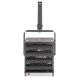 Chaufferette d'atelier électrique Dimplex industriel compact, 5000 W, grise