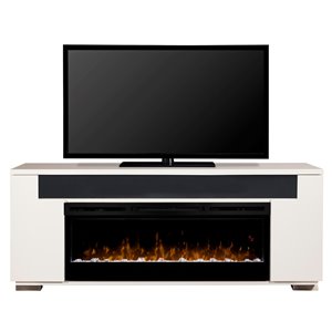 Dimplex Haley Media Console Electric Fireplace With Acrylic Ember Bed