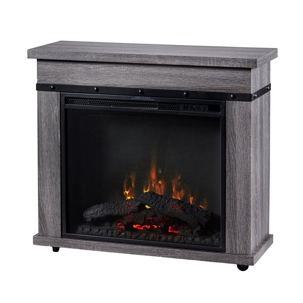 Dimplex Morgan Mantel with 23-in Electric Fireplace - Graphite