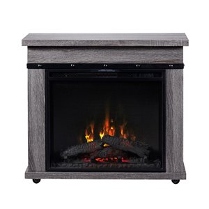 Dimplex Morgan Mantel with 23-in Electric Fireplace - Graphite