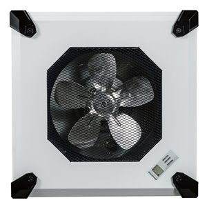 Radiateur électrique de plafond Dimplex avec thermostat électronique intégré, 5000 W, blanc
