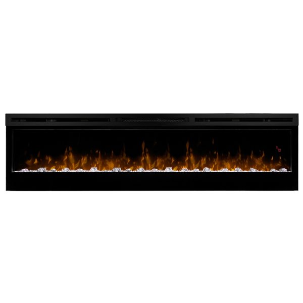 Dimplex Prism Electric Fireplace Wall-Mounted With Acrylic Ember Bed - 74-in