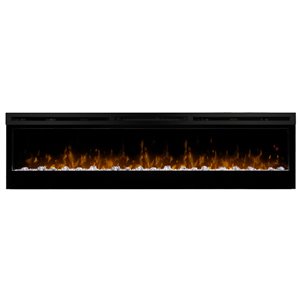Dimplex Prism Electric Fireplace Wall-Mounted With Acrylic Ember Bed - 74-in