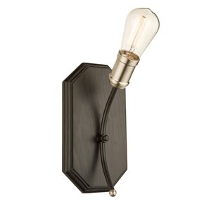 Applique murale à 1 lumière Sandalwood AC11221BN d'Artcraft Lighting, 10 po, nickel brossé