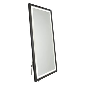 Artcraft Lighting Valet SC13108 LED Mirror - 36-in x 76-in - Matte Black