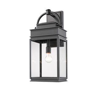Luminaire mural extérieur Fulton AC8240BK d'Artcraft Lighting, 24.25 po, noir
