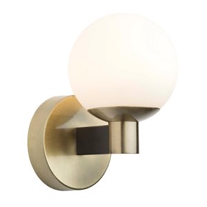Applique murale à 1 lumière Tilbury AC7091VB d'Artcraft Lighting, 9 po, noir mat/laiton