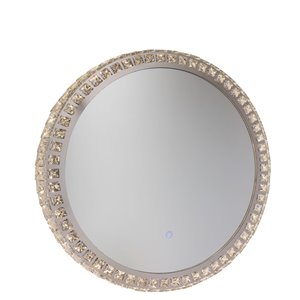 Artcraft Lighting Reflections AM302 LED Mirror - 24-in x 24-in - Crystal