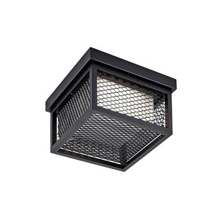 Artcraft Lighting Innovation AC9176BK Outdoor Ceiling Light - 8.75-in x 8.75-in x 4.75-in - Black